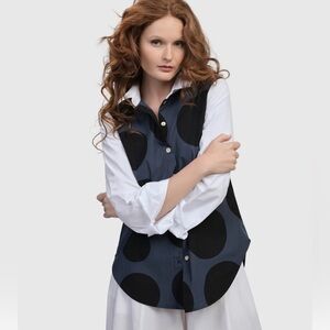 Urban by Alembika Dots Button Down Shirt
